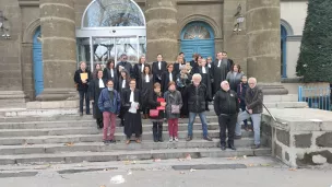 Le monde de la justice mobilisée devant le tribunal du Puy-en-Velay