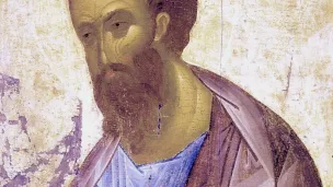 Icône de saint Paul, par Andreï Roublev (v. 1407), galerie Tretiakov, Moscou ©wikimediacommons