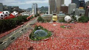 La folie a pris la ville de Séoul durant le mondial.