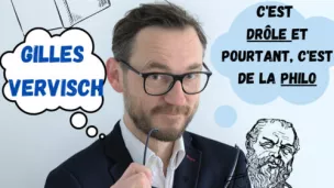 Affiche du spectacle de Gilles Vervisch intitulé "Etes-vous sûr d'avoir raison" 