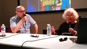 Trina Robbins au musée de la BD.