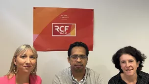 Céline Brendel, Ramonjy Dimbi et Donatienne Delorme