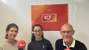 Marine Lebrun, Marion Garnier et Jean Philippe Houot