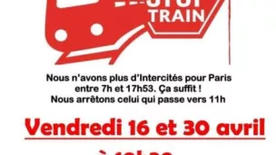 De nouvelles actions Stop trains à Argenton-sur-Creuse.