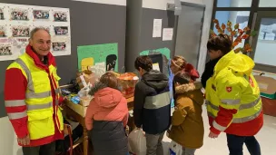 Collectes de denrées alimentaires pour l'Ordre de Malte dans un établissement scolaire d'Annecy ©2022-Ordre de Malte