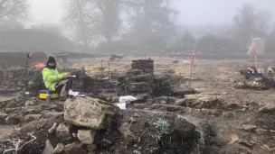 Reste d'un oppidum, village fortifié qui apparait en -200 avant J-C. 