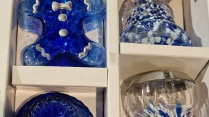 Boules de Noël de la cristallerie Lehrer