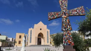 Sur l'île de Lampedusa, l'Église catholique agit pour l'accueil des réfugiés ©Mehdi Chebil / Hans Lucas