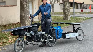 Le vélo solaire de Jérome Zindy