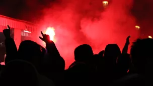 La fête lors d'un but de l'équipe de France à Nice - RCF