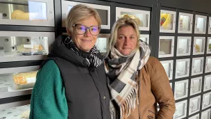 Pamela Gallois, présidente, et Pauline Chenet, directrice de la société “Le Mur des Saveurs”