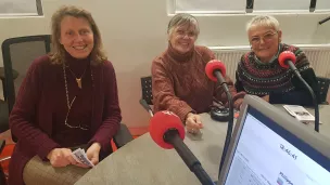 De gauche à droite : Charlotte Cazals de Fabel, Christine Delaporte et Joëlle Dinot ©RCF Haute-Normandie