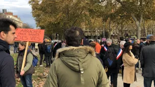 Plus de 1 000 viticulteurs girondins ont manifesté ce mardi 6 décembre dans le centre de Bordeaux ©RCFBordeaux.