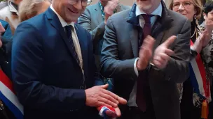 ©RCF Jura - Alain Mathieu, président du CIGC, et Marc Fesnaux