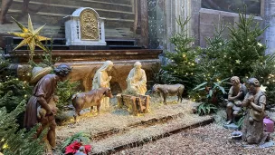 Crèche de Noël dans l'église Saint-Merry, Paris ©Madeleine Vatel / RCF