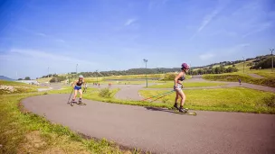 biathlon – stade des Plans d’Hotonnes © Conseil départemental Ain