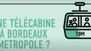 Bordeaux Métropole devrait se doter d'un télécabine en 2028, image d'illustration.