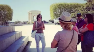 Visit'Insolite Place du Peyrou reportage RCF