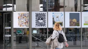 PARCOURS « 50 ANS, 50 REGARDS » EN GARE DE VICHY © DAVID PAQUIN