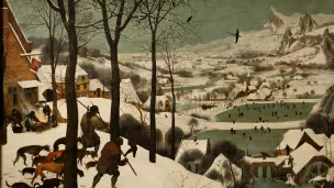 Les chasseurs dans la neige par Pieter Brueghel l'Ancien