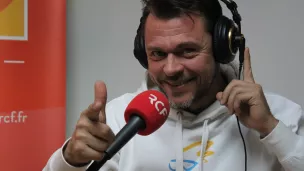 Eric Garence dans le studio de RCF Nice Côte d'Azur - RCF 