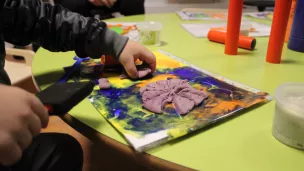 Un atelier pour enfants à la maison des 1000 premiers jours - Photo RCF 