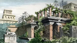 jardins de Babylone (Series "Seven Wonders of the Ancient World" by Ferdinand Knab, 1886) - CC0 domaine public via PICRYL