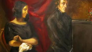 Portrait de George Sand et Frédéric Chopin, par Eugène Delacroix. © Wikipedia.