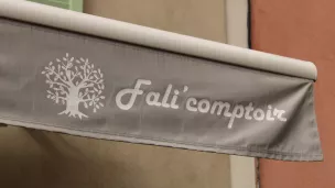 Le Fali'comptoir dans le village de Falicon - Photo RCF