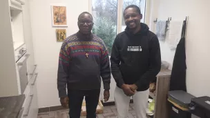 Père Pascal Tindano et Pasteur Tchere Kéré Zabulon