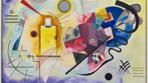 Vassily Kandinsky, "Jaune-rouge-bleu", 1925, Musée National d'Art Moderne, Paris - domaine public