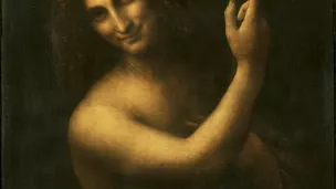 Saint Jean Baptiste tel qu'imaginé par Léonard de Vinci, musée du Louvre. © Wikipedia.