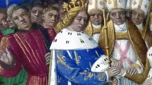 Mariage de Charles IV le Bel et de Marie de Luxembourg, par Jean Fouquet (XVe siècle) ©Wikimédia commons