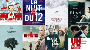 Les affiches des huit films sélectionnés par le comité de Croire au cinéma. © 2023 Signis-Cinéma tous droits réserves