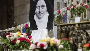 Les reliques de sainte Thérèse de Lisieux exposées à la basilique de Montmartre, le 06/11/2022 ©Corinne Simon / Hans Lucas