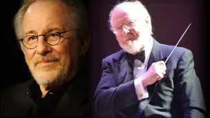 ©  Wikimedia Commons. Steven Spielberg et John Williams.