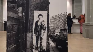 Portrait de Rimbaud sur un mur de Paris par Ernest Pignon Ernest. Photo d'illustration par Martin Obadia lors d'une précédente exposition de l'artiste.