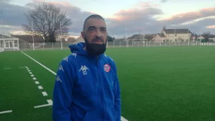 Davy Merabti, le coach du Vierzon FC © RCF - Guillaume Martin-Deguéret.