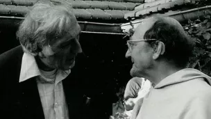 Jean Vanier avec son père spirituel, le dominicain Thomas Philippe ©L'Arche