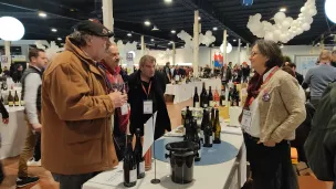 Les résultats de l'étude sur les profils des consommateurs de vins en France ont été dévoilés lors du Salon des vins de Loire mardi 7 février 2023 à Angers. ©RCF Anjou