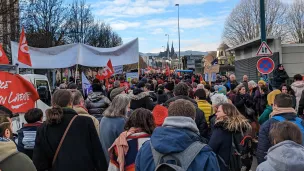 Manifestation à Clermont-Ferrand le 31 janvier 