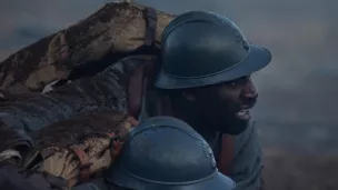 Omar Sy dans le film "Tirailleurs" sorti le 4 janvier 2023 © Marie-Clémence David © 2022 - Unité - Korokoro - Gaumont - France 3 Cinéma - Mille Soleils - Sypossible Africa