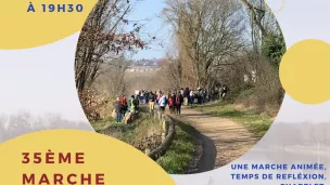 affiche Marche pour les vocations 2023 © diocèse Belley-Ars