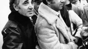 © Getty. Charles Aznavour et Georges Garvarentz en 1976.