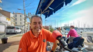 Jean-François Léonard, président de la station SNSM de Golfe-Juan - Port de Golfe-Juan - Photo : RCF Nice Côte d'Azur 