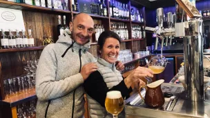 Isabelle et Samuel Prévost, le couple de gardiens et fiers de l'être ! ©Refuge du Galibier