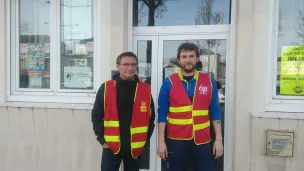 Sylvain Pasdeloup (à gauche) et Kévin Theis (à droite) © RCF - Guillaume Martin-Deguéret.