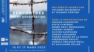 affiche Foi et Déportation 