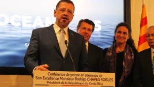 Le président du Costa Rica, Rodrigo Chaves Robles à Nice le 19 mars 2023 - RCF