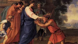 Eustache Le Sueur : Jesus Christ Guérissant l'aveugle